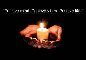 "Positive mind. Positive vibes. Positive life." emphasizes the connection between your mindset and the energy you project, which in turn influences your life. By maintaining a positive outlook, you attract positivity around you, leading to a more fulfilling and happy life. It reflects the idea that your thoughts shape your experiences.