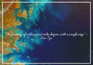 The journey of a thousand miles begins with a single step" by Lao Tzu emphasizes the importance of taking the first step toward any goal, no matter how daunting it may seem. It reminds us that every great achievement starts with a small, initial action, encouraging progress through consistent effort.