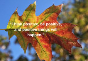 Think positive, be positive, and positive things will happen" highlights the influence of a positive mindset on creating good outcomes. It suggests that when you focus on optimism and act with positivity, you attract success and favorable circumstances into your life. Your thoughts and attitude shape your experiences.