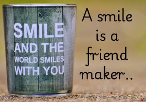 This quote emphasizes the role of a smile in fostering connections and friendships. It suggests that a simple smile can break the ice, create a welcoming atmosphere, and invite others in, making it easier to form new relationships. A smile serves as a universal gesture of friendliness, paving the way for bonds to develop.