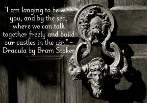 "I am longing to be with you, and by the sea, where we can talk together freely and build our castles in the air" from Dracula by Bram Stoker expresses a deep yearning for connection and intimacy. The quote evokes a romantic and serene vision of being together by the sea, a place where dreams and aspirations can flourish. The phrase "castles in the air" symbolizes hope and imagination, suggesting a desire for a shared future filled with possibilities. It highlights the characters' emotional bond and the longing for freedom and openness in their relationship.