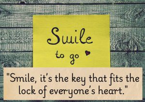 This quote emphasizes the power of a simple smile. It suggests that a smile has the ability to open hearts, break down barriers, and connect people in a meaningful way. As a universal gesture of warmth and kindness, a smile can create instant bonds and bring joy to others.