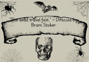 "The dead travel fast" from Dracula by Bram Stoker is a haunting line that evokes the supernatural speed and power of the undead. It suggests that once someone has crossed into the realm of the dead, they gain eerie abilities that defy the natural laws of life. The quote hints at the fearsome nature of vampires, who can move swiftly and strike unexpectedly. This line builds suspense and foreboding, reinforcing the sinister presence of Dracula and the relentless threat he poses.