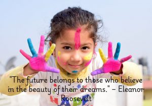 This quote by Eleanor Roosevelt emphasizes the power of belief in one's dreams. It suggests that the future is shaped by those who have the courage to dream and the faith to pursue those dreams. By believing in the potential and beauty of their visions, people can create the future they desire.