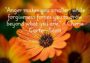 Cherie Carter-Scott’s quote emphasizes that anger limits personal growth, shrinking us emotionally. Forgiveness, on the other hand, challenges us to rise above our pain, expanding our capacity for understanding and compassion. It’s a path to personal evolution.