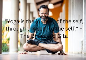 This quote from The Bhagavad Gita reflects the profound spiritual nature of yoga. It describes yoga as an inward journey, where individuals explore their own essence, guided by self-awareness and self-discovery. Through the practice of yoga, one connects deeply with their true self, achieving balance, clarity, and inner peace.