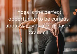 Jason Crandell's quote highlights yoga as a practice of self-exploration. It invites curiosity and openness, allowing you to discover new aspects of who you are, both physically and emotionally. Yoga encourages you to connect with yourself in a deeper, more mindful way, fostering personal growth and self-awareness.